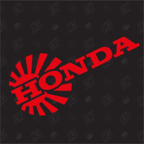 Honda Logo Redsun - Sticker