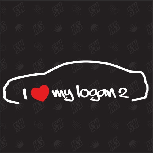 I love my Logan 2 - Sticker - Baujahr 2012