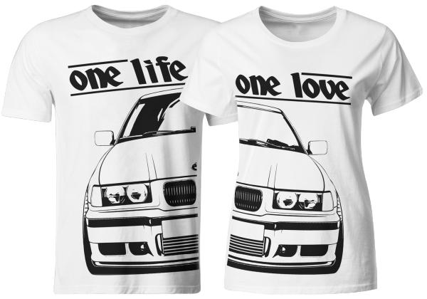 one life - one love - Partner T-Shirts BMW E36 M