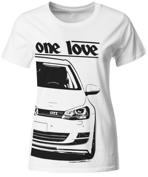 one love - T-Shirt -VW Golf 7 GTI