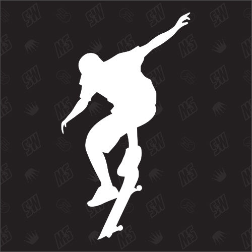 Skater - Sticker, Skateboard