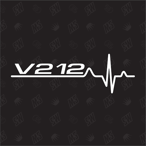 V212 Herzschlag - Sticker kompatibel mit Mercedes Benz