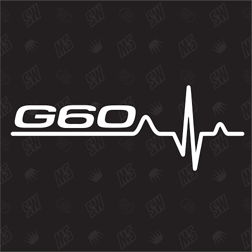G60 Herzschlag - Sticker
