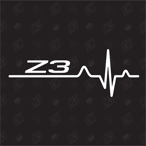Z3 Herzschlag - Sticker