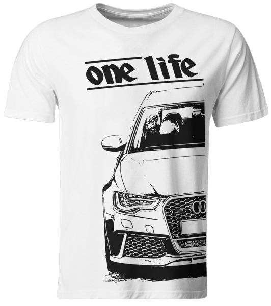 Tuning Szene T-Shirt, Aufdruck Audi RS6 C7 for man