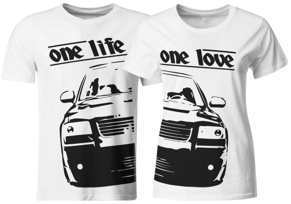 one life - one love - Partner T-Shirts VW Passat 3BG