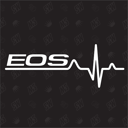 EOS Herzschlag - Sticker