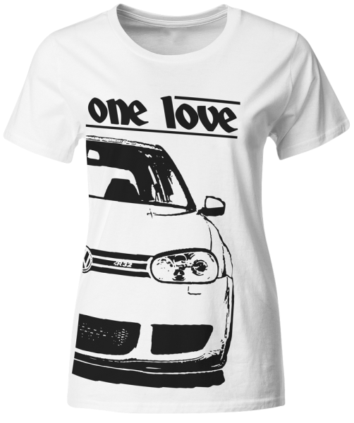 one love - T-Shirt - VW Golf 4 R32
