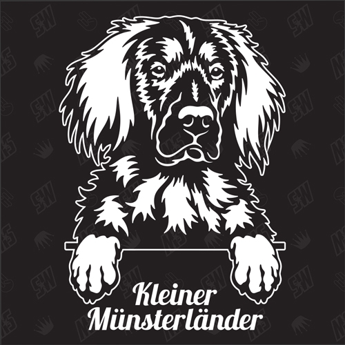 Münsterländer Version 1 - Sticker, Hundeaufkleber, Autoaufkleber
