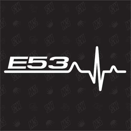 E53 Herzschlag - Sticker