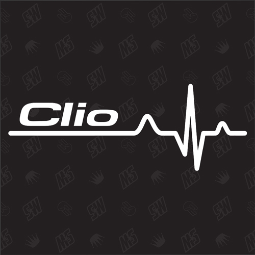 Clio Herzschlag - Sticker
