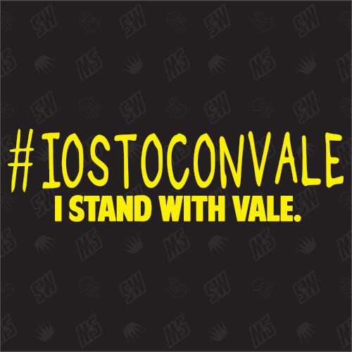 #ioStoConVale I stand with Vale - Rossi Moto GP Sticker