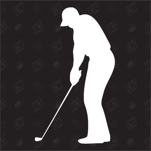 Golf - Sticker, Golfspieler