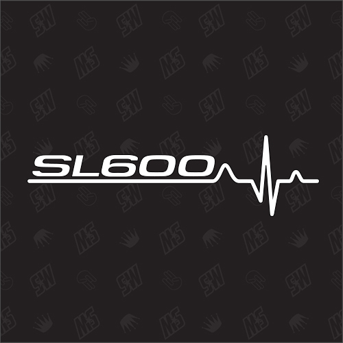 SL600 Herzschlag - Sticker kompatibel mit Mercedes Benz