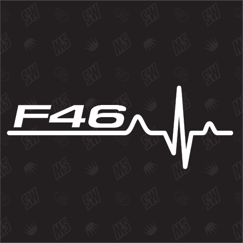 F46 Herzschlag - Sticker