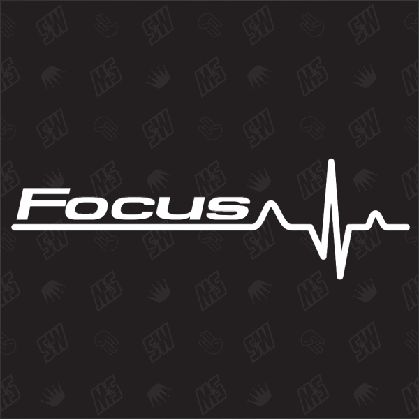 Ford Focus Herzschlag - Sticker