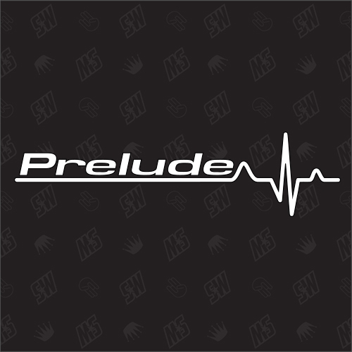 Honda Prelude Herzschlag - Sticker