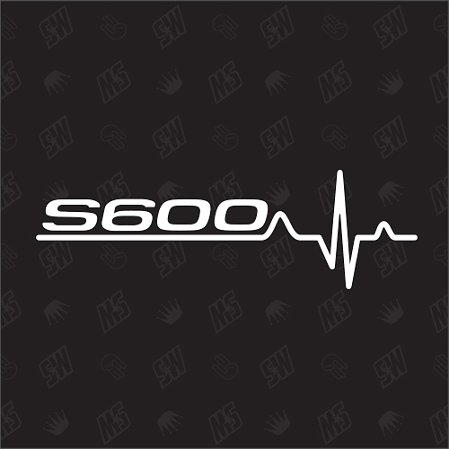 S600 Herzschlag - Sticker kompatibel mit Mercedes Benz