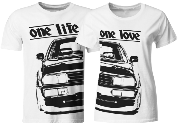 one life - one love - Partner T-Shirts VW Corrado