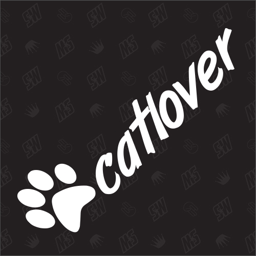 Catlover - Sticker, Katzensticker