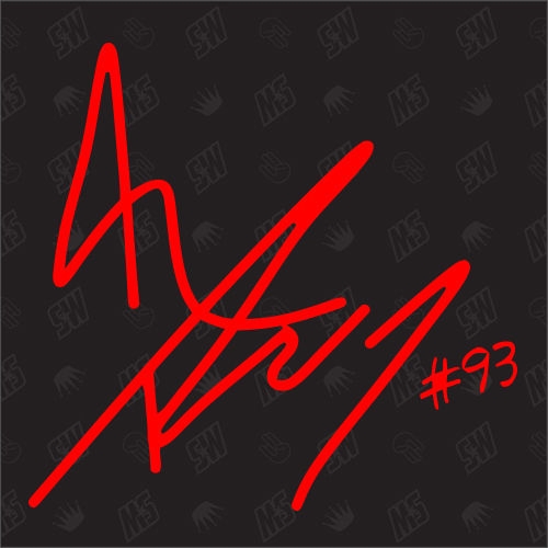 Marc Marquez Autogramm - Moto GP Sticker