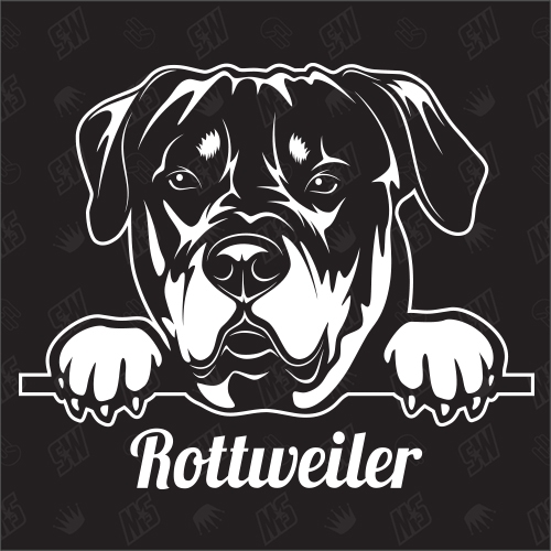 Rottweiler Version 1 - Sticker, Hundeaufkleber, Autoaufkleber
