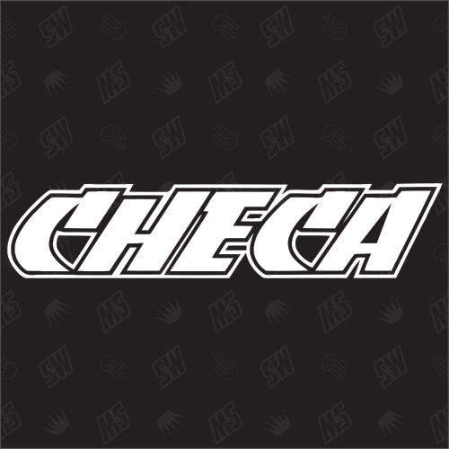 Carlos Checa Schriftzug - Moto GP Sticker