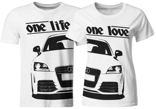one life - one love - Partner T-Shirts Audi TT 8J