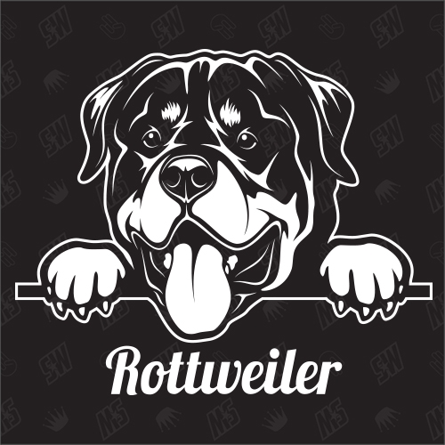 Rottweiler Version 2 - Sticker, Hundeaufkleber, Autoaufkleber