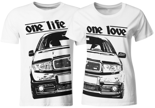 one life - one love - Partner T-Shirts Skoda Fabia 6Y RS