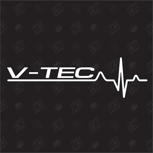 Honda V-TEC Herzschlag - Sticker