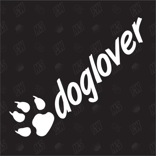 Doglover - Sticker, Hundesticker