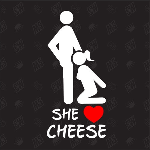 She loves Cheese - Sticker