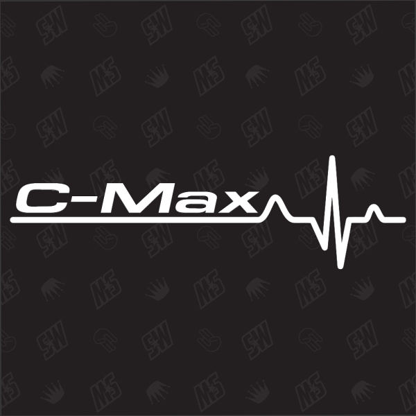 Ford C-Max Herzschlag - Sticker