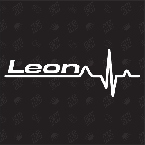Leon Herzschlag - Sticker kompatibel mit Seat