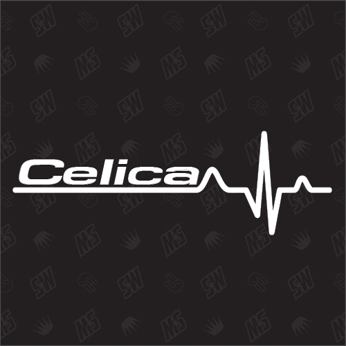Celica Herzschlag - Sticker