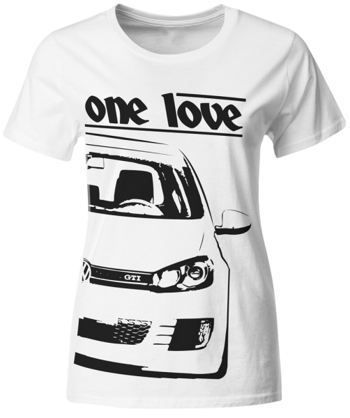 one love - T-Shirt - VW Golf 6 GTI