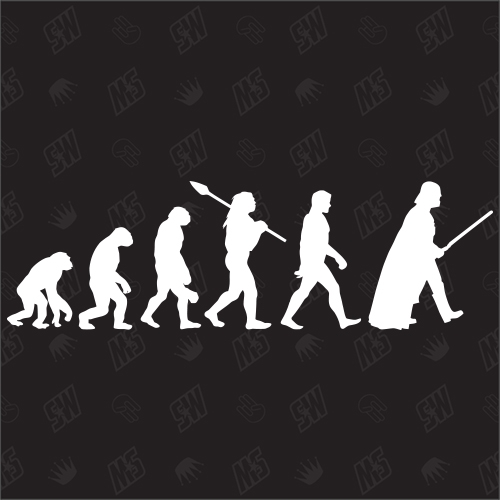 Evolution Star Wars Darth Vader - Sticker, Aufkleber, Affen, Uhrzeit