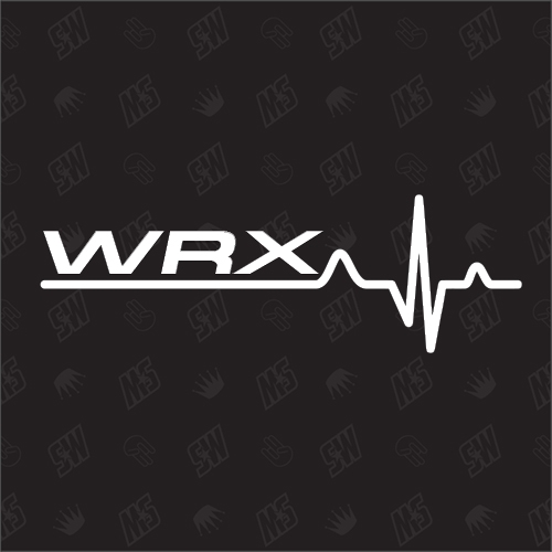 Subaru WRX Herzschlag - Sticker