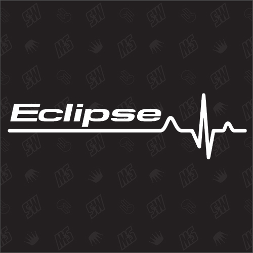 Mitsubishi Eclipse Herzschlag - Sticker