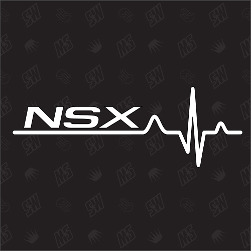Honda NSX Herzschlag - Sticker