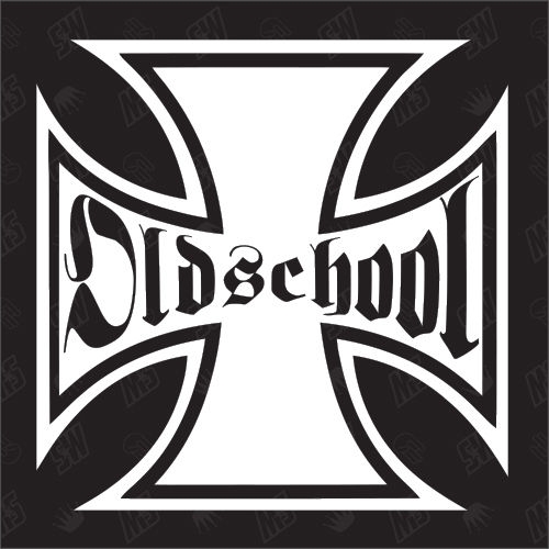 Eisernes Kreuz - Oldschool Sticker