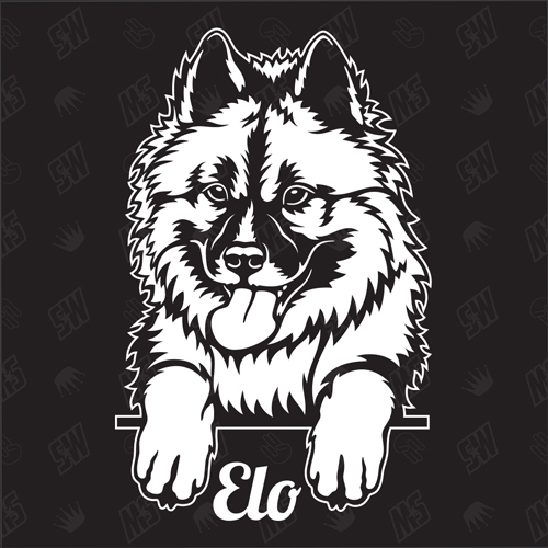 Elo Version 1 - Sticker, Hundeaufkleber, Autoaufkleber