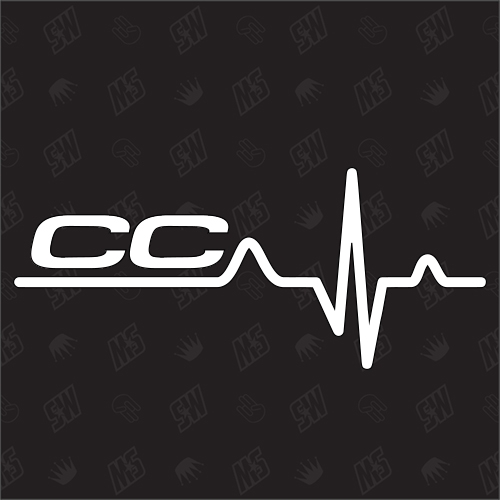 CC Herzschlag - Sticker