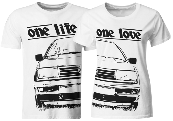 one life - one love - Partner T-Shirts VW Vento