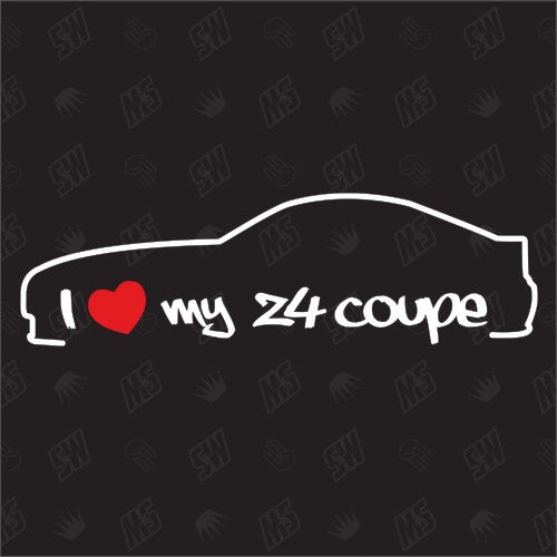 I love my BMW Z4 Coupe - Sticker