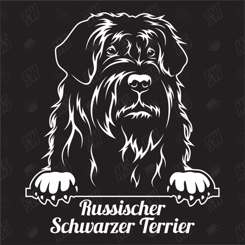 RussischerTerrier Hund Hundeaufkleber Aufkleber Autoaufkleber Sticker A 1456