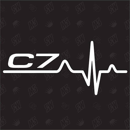 C7 Herzschlag - Sticker