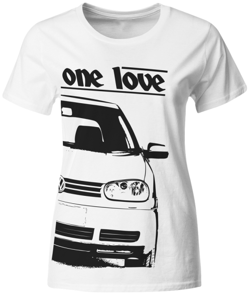 one love - T-Shirt -VW Golf 4