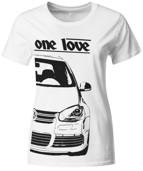one love - T-Shirt - VW Golf 5 R32
